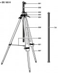 Bosch 0 603 096 581 BS 180 H Stand Spare Parts